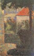 Georges Seurat Houses at Le Raincy Germany oil painting artist